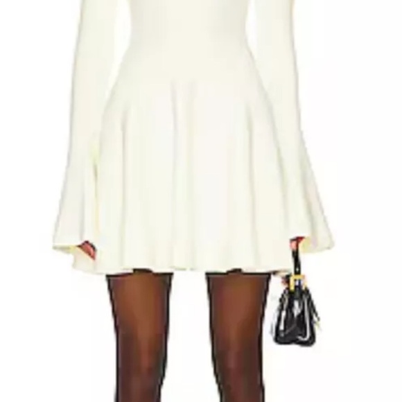 Ronny Kobo Wynne Knit Dress in EggshellRonny KoboColor:Eggshel Xs - Picture 4 of 16
